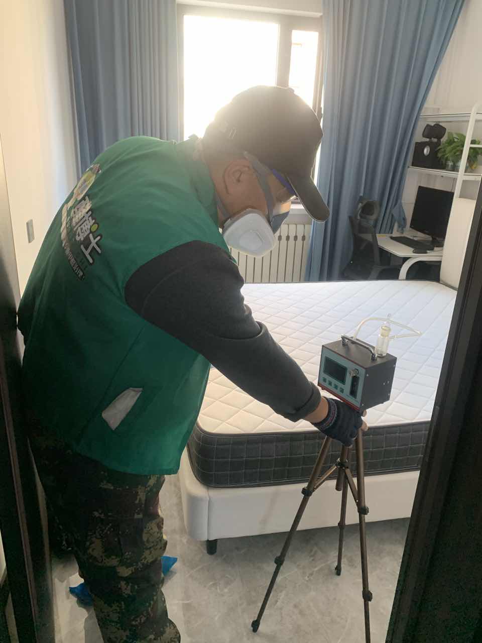 响水醛博士百和国际小区测甲醛 甲醛检测现场